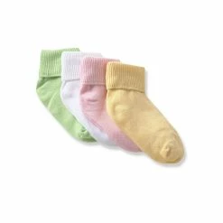 Hot Sale ⭐ Starting Out 4-Pack Single Cuffed 🧦 Socks Pink/white/grey 🌟 -Starting Out shop unnamed file 120