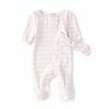Best deal 🎁 Starting Out Baby 👧 Girls Preemie-6 Months Long-Sleeve Stripe Footed Coverall Light Pink ❤️ -Starting Out shop unnamed file 128