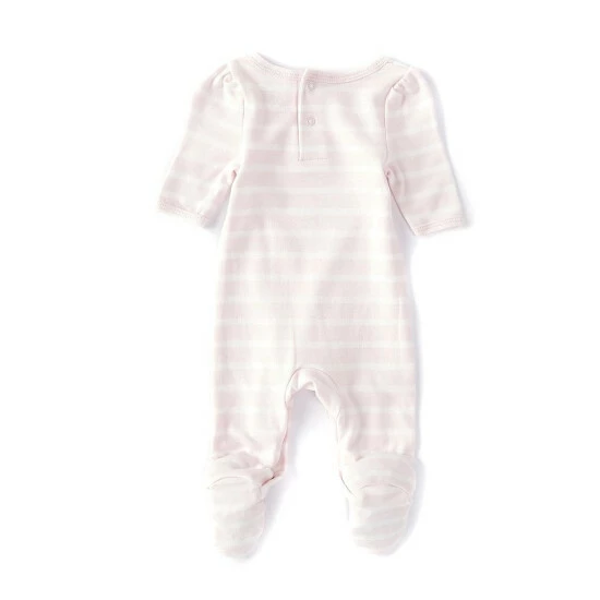 Best deal π Starting Out Baby π§ Girls Preemie-6 Months Long-Sleeve Stripe Footed Coverall Light Pink β€οΈ 4 Best deal π Starting Out Baby π§ Girls Preemie-6 Months Long-Sleeve Stripe Footed Coverall Light Pink β€οΈ - Image 2