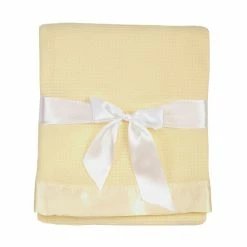 Budget 🧨 Starting Out Baby Satin-Trim Blanket White ⭐ -Starting Out shop unnamed file 13
