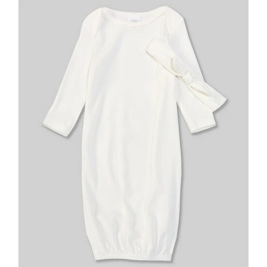 Hot Sale π Starting Out Baby π§ Girls Newborn-6 Months Floral Embroidered Gown White 𧨠3 Hot Sale π Starting Out Baby π§ Girls Newborn-6 Months Floral Embroidered Gown White π§¨