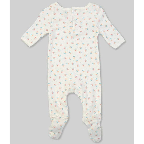 Discount π Starting Out Baby π§ Girls Preemie-6 Months Long-Sleeve Floral Footed Coverall & Ruffle Trim Hat Set White π 4 Discount π Starting Out Baby π§ Girls Preemie-6 Months Long-Sleeve Floral Footed Coverall & Ruffle Trim Hat Set White π - Image 2