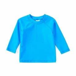 Budget ⭐ Starting Out Baby Boys 3-24 Months Solid Long Sleeve Rashguard Swim Top Green 🔔