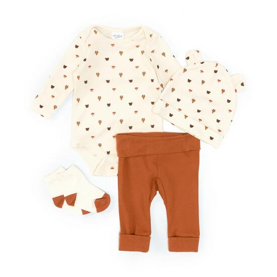 Outlet π Starting Out Baby Boys Newborn-9 Months Woodland Printed Bodysuit & Pants Two Piece Set Brown β¨ 3 Outlet π Starting Out Baby Boys Newborn-9 Months Woodland Printed Bodysuit & Pants Two Piece Set Brown β¨