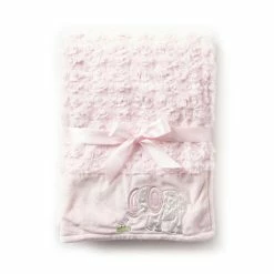 Promo 🎁 Starting Out Rosette Elephant Blanket Pink 👏