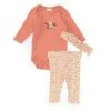 Brand new 👏 Starting Out Baby 👧 Girls Newborn-9 Months Fox Embroidered Bodysuit & Pants Set Pink ⌛ -Starting Out shop unnamed file 270