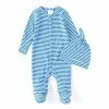 Hot Sale ✔️ Starting Out Baby Boys Newborn-6 Months Striped Footed Coverall & Knotted Hat Set Blue 🎁 -Starting Out shop unnamed file 278