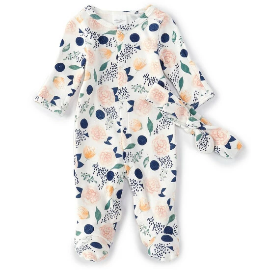 Best Pirce π Starting Out Baby π§ Girls Preemie-9 Months Floral Printed Footed Coverall White π 3 Best Pirce π Starting Out Baby π§ Girls Preemie-9 Months Floral Printed Footed Coverall White π