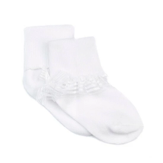Hot Sale π₯ Starting Out Ribbons/Bow Sock White/white β 3 Hot Sale π₯ Starting Out Ribbons/Bow Sock White/white β