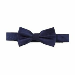 Outlet 😀 Starting Out Solid Bow Tie Navy 👍