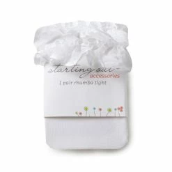 Cheap ⌛ Starting Out Scalloped Rumba Ruffle Tights White 😉