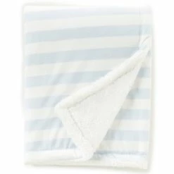 Best deal 🤩 Starting Out Baby Boys Stripe Blanket Blue 🌟