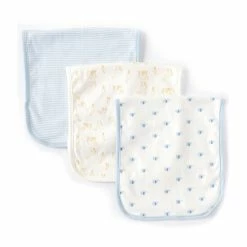 Cheapest ✔️ Starting Out Baby Boys Elephant 3-Pack Burp Cloths Blue 😍