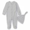 Cheapest 🔔 Starting Out Baby Preemie-9 Months Long Sleeve Mini Stripe Footed Coverall Grey ✨ -Starting Out shop unnamed file 348