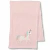 Flash Sale 😉 Starting Out Baby 👧 Girls Unicorn Waffle-Knit Blanket Pink 🛒