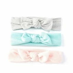 Deals 👍 Starting Out Baby 👧 Girls Ribbed Knit Knot 3-Pack Assorted Headbands Multi 😉