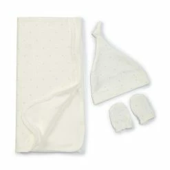 Best deal 🎁 Starting Out Baby Star Knotted Beanie, Mittens & Blanket Set Pink 🤩