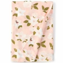 Brand new 👍 Starting Out Baby 👧 Girls Floral And Bee Print Swaddle Blanket Pink ⭐