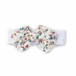 Promo ⭐ Starting Out Baby 👧 Girls Floral Print Eyelet Bow White 🎁