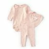 Cheap 😉 Starting Out Baby 👧 Girls Newborn-9 Months Long-Sleeve Swan Print Bodysuit & Legging Set Pink ✨