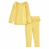 Buy 👏 Starting Out Baby 👧 Girls 12-24 Months Daisy Print Long Sleeve Tee & Pant 2-Piece Set Yellow ⌛