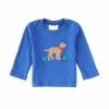 Best Pirce 🥰 Starting Out Baby Boys 12-24 Months Long Sleeve Puppy Applique Tee Blue 😉 -Starting Out shop unnamed file 416