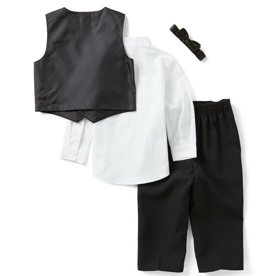 Promo π Starting Out Baby Boys 6-24 Months 4-Piece Tux-Vest Set Black βοΈ 4 Promo π Starting Out Baby Boys 6-24 Months 4-Piece Tux-Vest Set Black βοΈ - Image 2