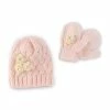 Wholesale 😍 Treasures By Starting Out Baby 👧 Girls Crochet Knit Beanie & Gloves Set Pink ❤️ -Starting Out shop unnamed file 66