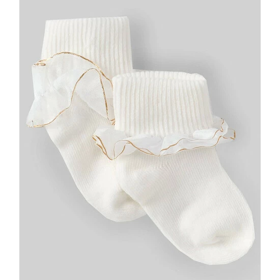 Discount π― Starting Out Baby π§ Girls Newborn-24 Months Tutu Lace Ankle 𧦠Socks Ivory/gold π 3 Discount π― Starting Out Baby π§ Girls Newborn-24 Months Tutu Lace Ankle 𧦠Socks Ivory/gold π