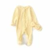 Brand new 🎁 Starting Out Baby Girl Newborn-6 Months Long Sleeve V-Neck Knit Coverall & Matching Bow Headband Set Yellow 🎁