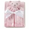 Outlet ⭐ Starting Out Baby 👧 Girls Satin Trim Blanket & Buddy Pink 😀