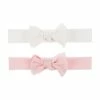 Brand new ⌛ Starting Out Baby 👧 Girls 2-Pack Medium Shimmer Bow Headband Pink/ivory 🎁 -Starting Out shop unnamed file 92